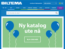 Tablet Screenshot of biltema.no